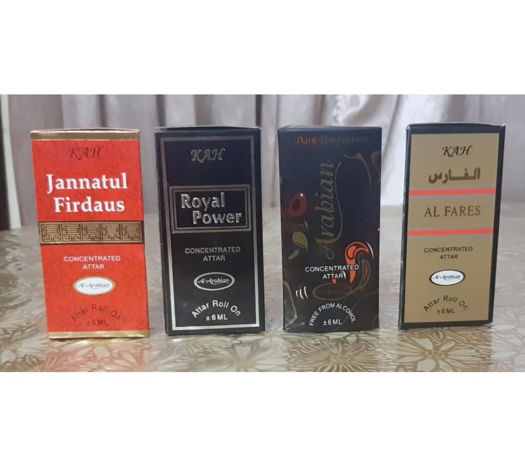 Al Fares Attar Concentrated Perfume-4ps-6ml-BD