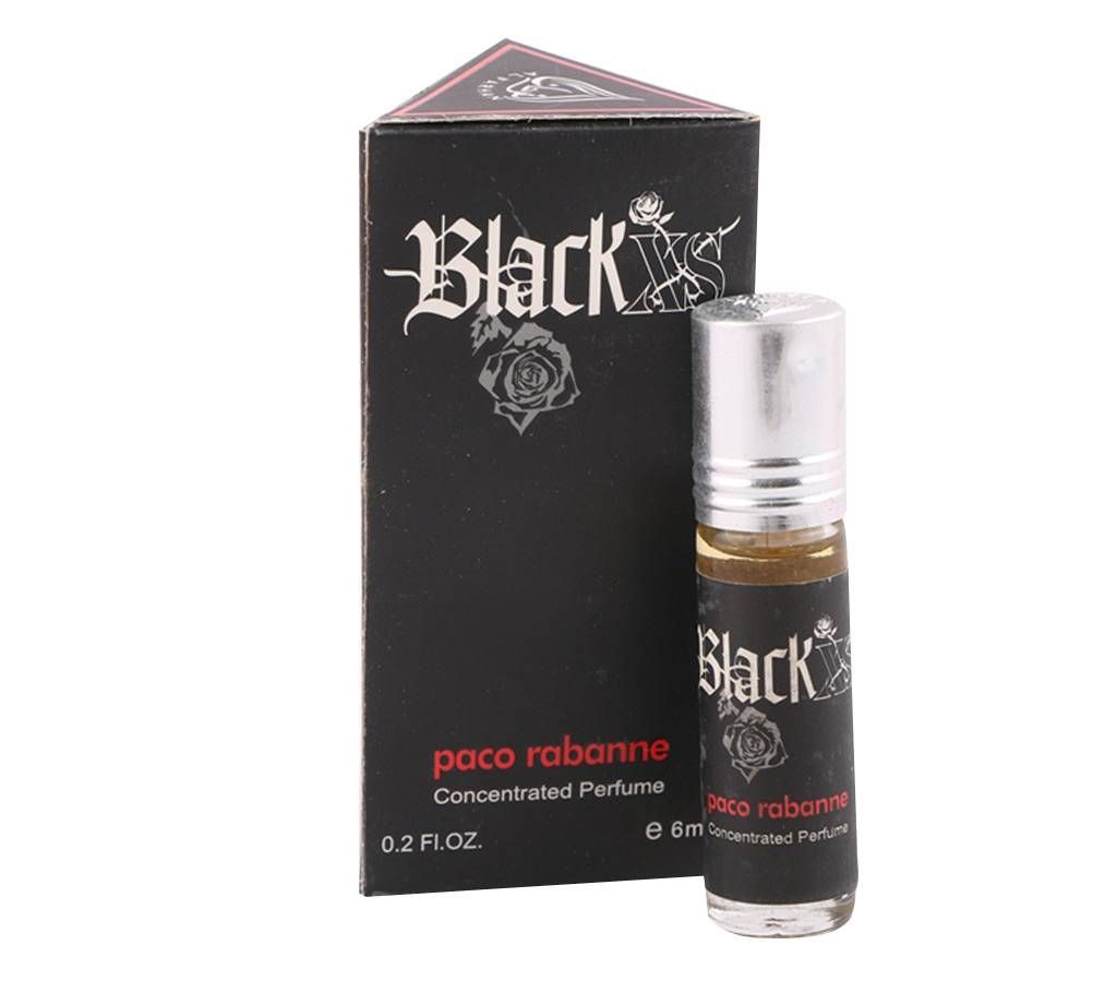 black xs concentrated perfume Roll On Perfume for Men 6ml - France 