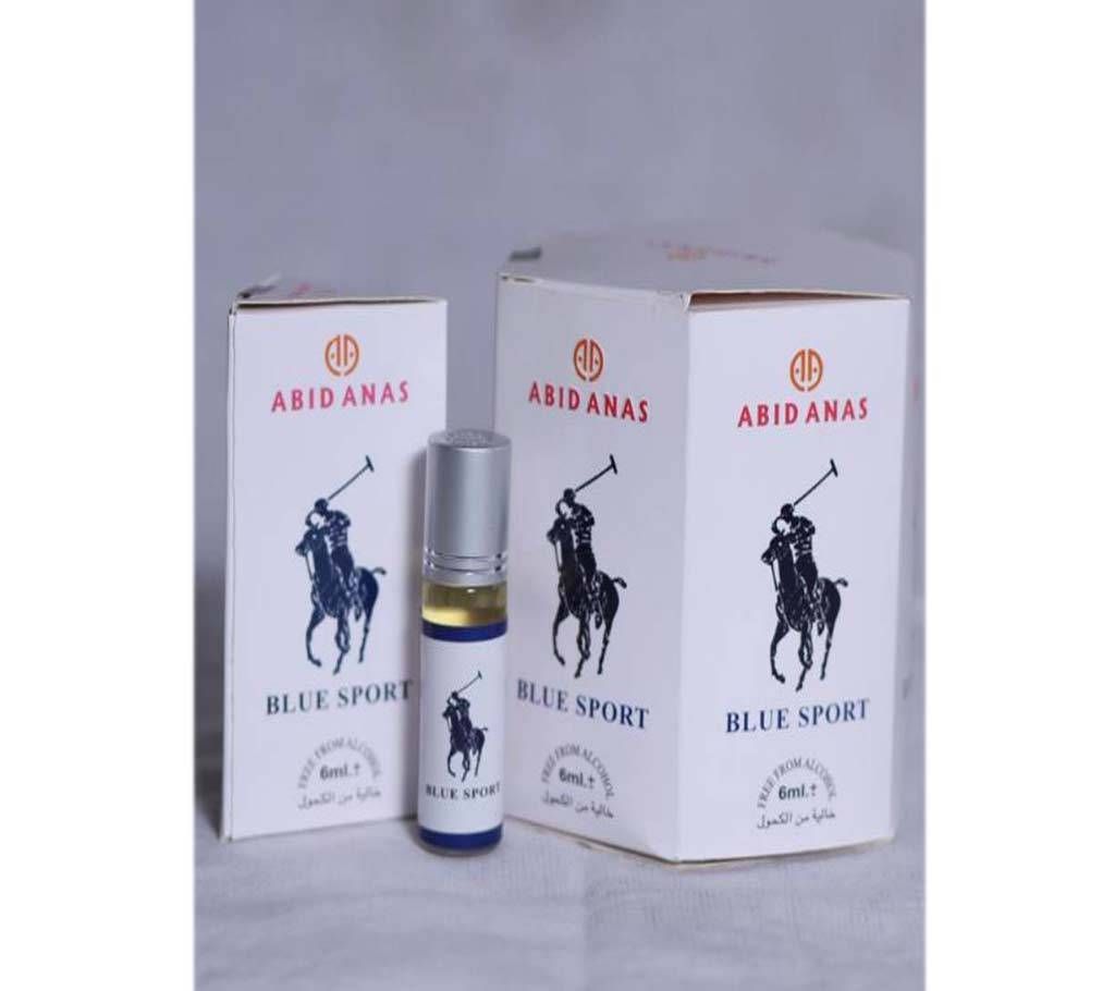 Abid Anas Blue Sport Perfume 6ml Saudi Arabia