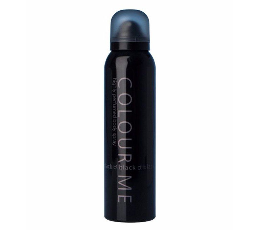 Colour me body spray (Black) For Ladies (150 ml.)