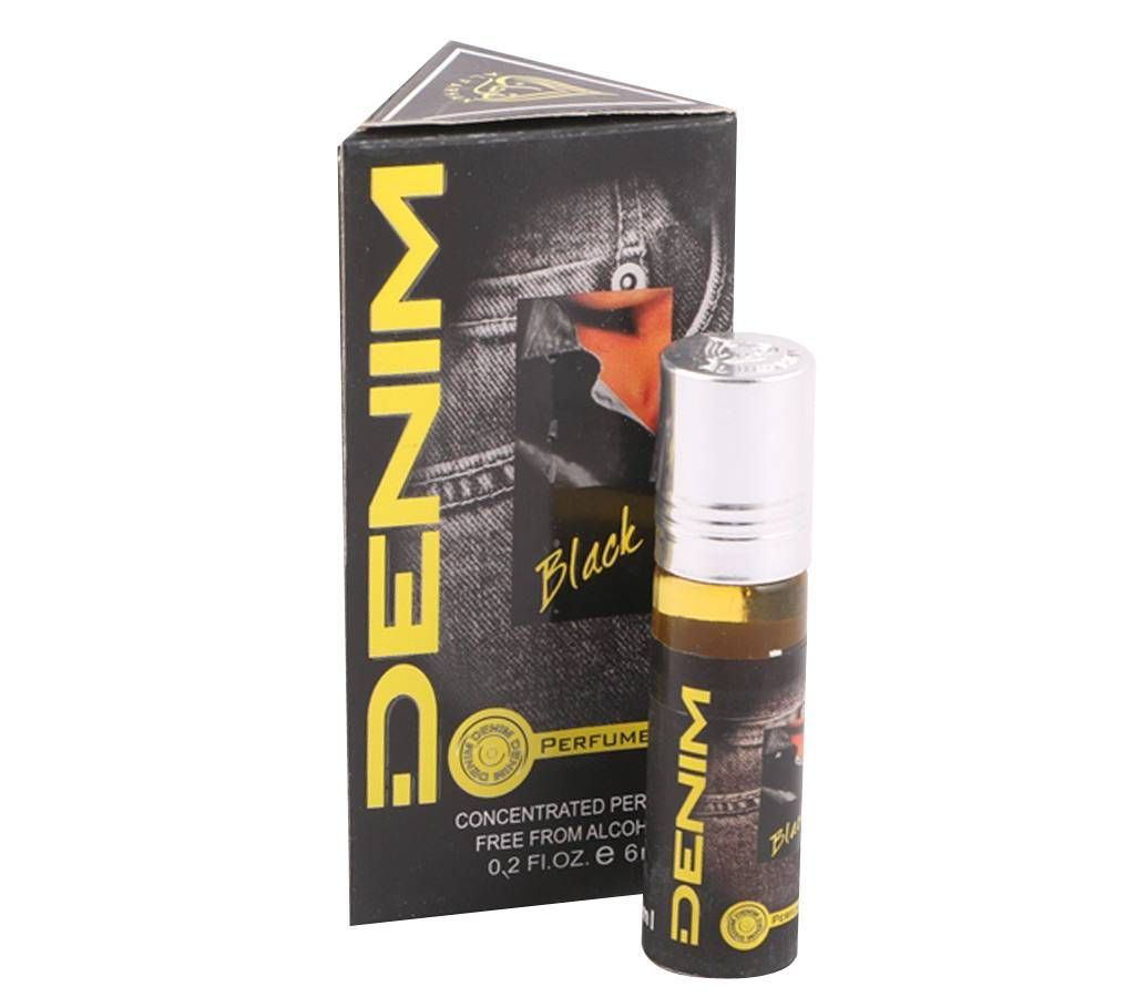 denim black concentrated perfume Roll On Perfume for Men 6ml - France 