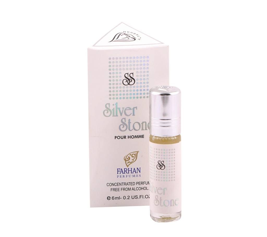 silver stone concentrated Roll On Perfume for Men 6ml - France 