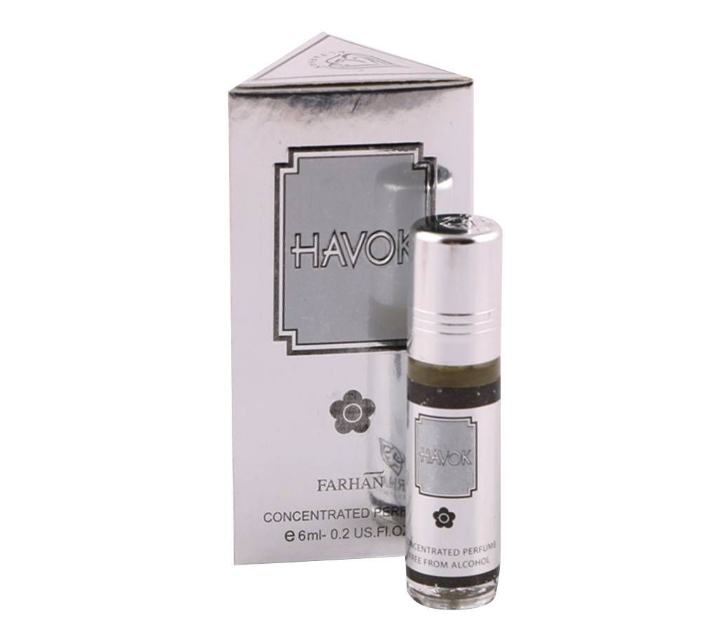 havoc silver concentrated perfume for men 6 ml France 