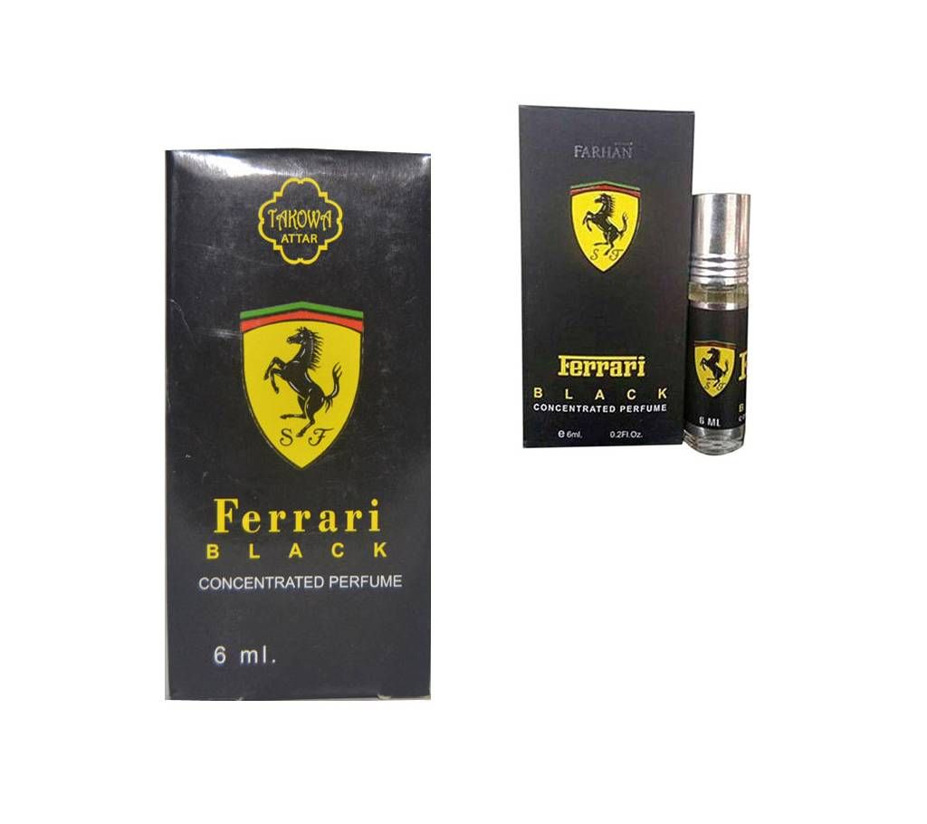 Ferrari Black Concentrated Perfume 6ml - India 