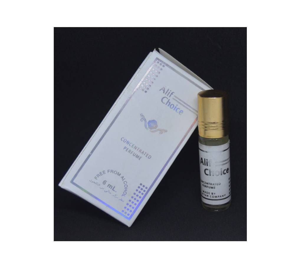 Alif Choice Concentrated Perfume 6ml - India 