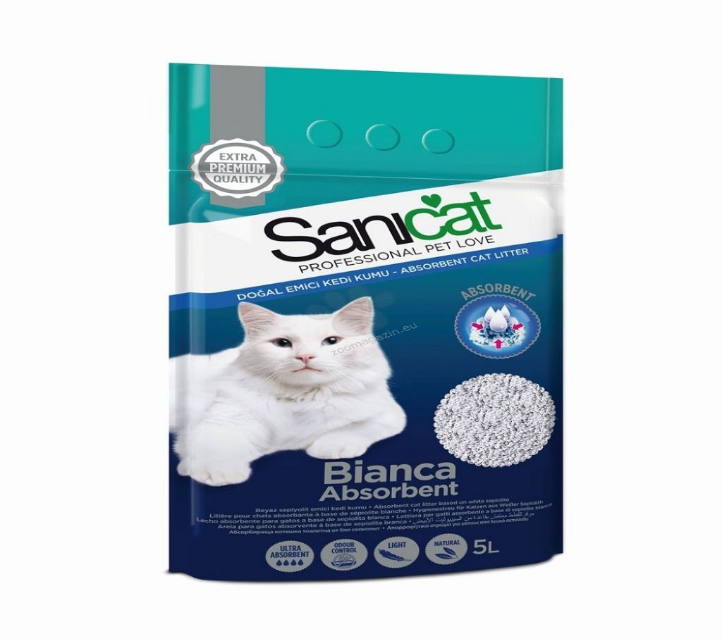 Sanicat Bianca Absorbent Cat Litter (5lt)