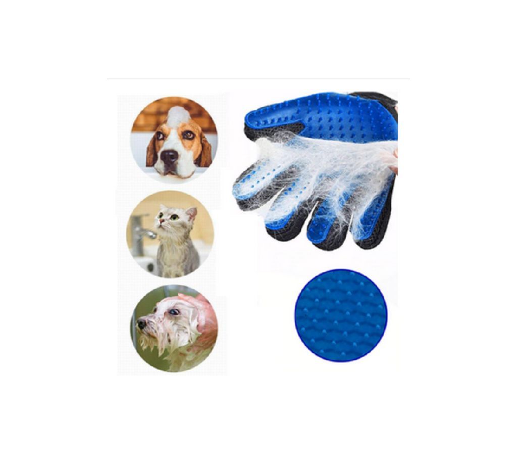 1 PC Cat Grooming Glove Pet Hair Remove Gloves Clean Deshedding Effective Massage Cat Grooming Glove Dog combs