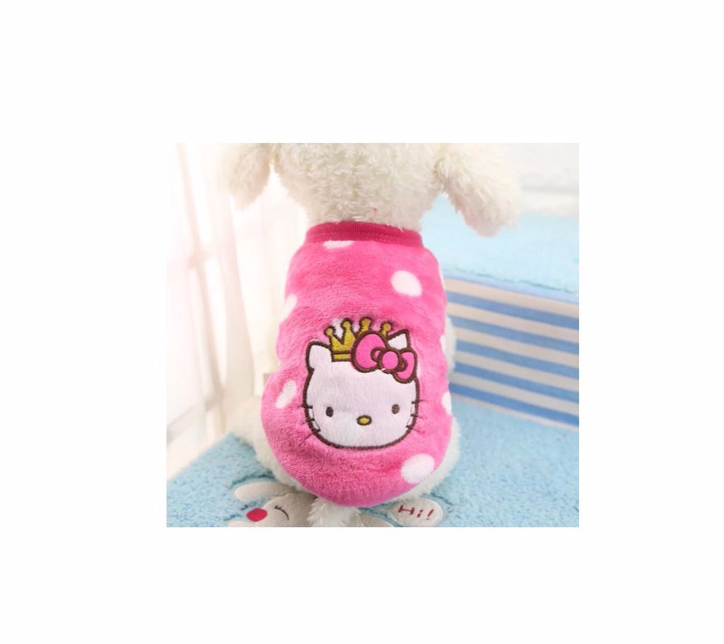 Puppy Dog Cat Clothing Soft Warm Dresses median puppy size M 30 cm