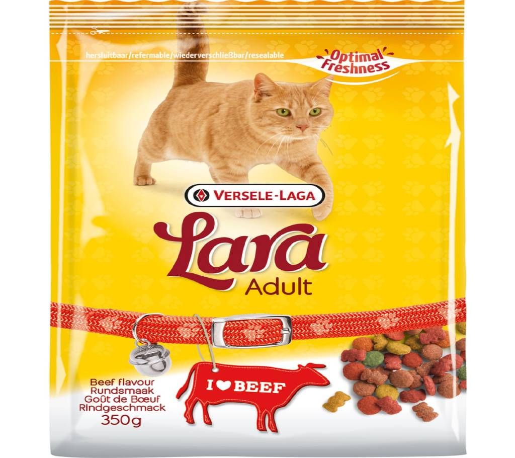Cat food (Lara adult - beef Flavour)