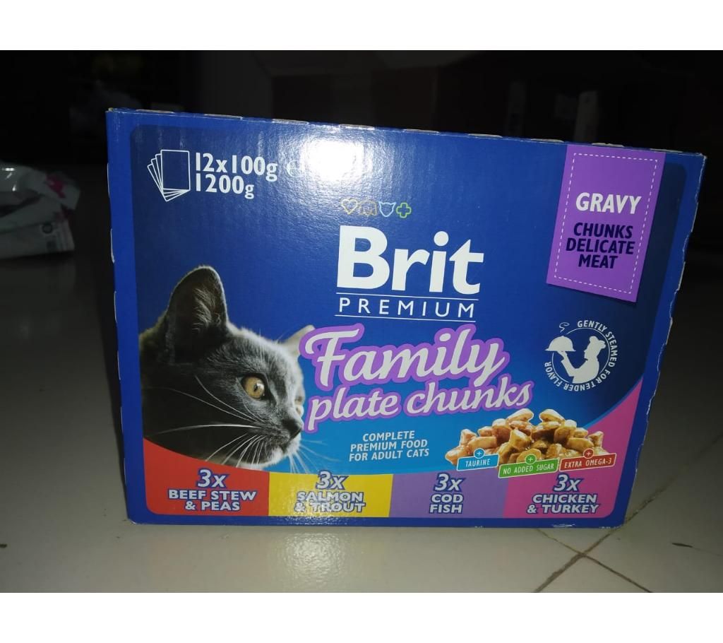 Brit Family Plate in Gravy-1200Gm-Czech Republic