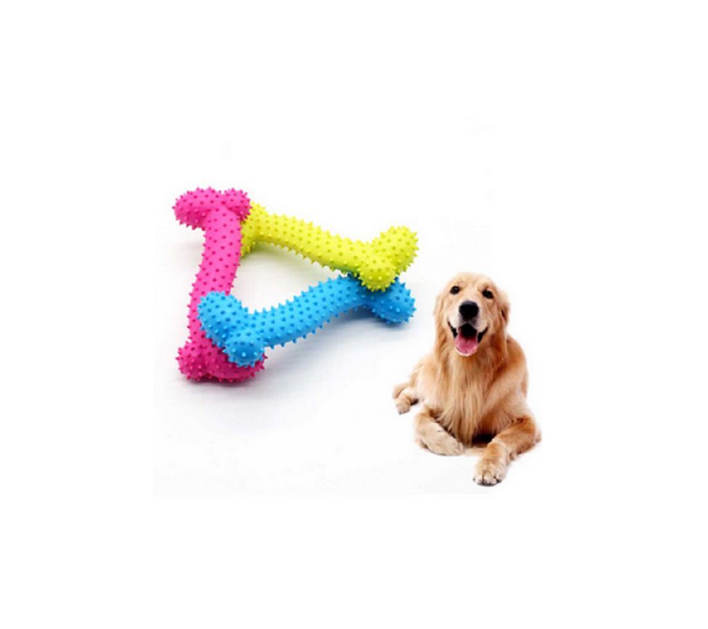 Artificial Dog toy rubber bones -1pcs 