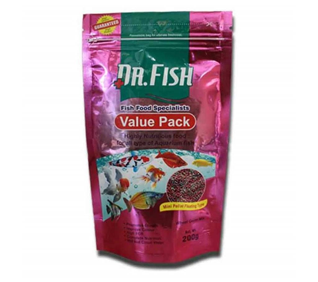 Dr Fish branded Value Pack Fish Food 200 grams Pack