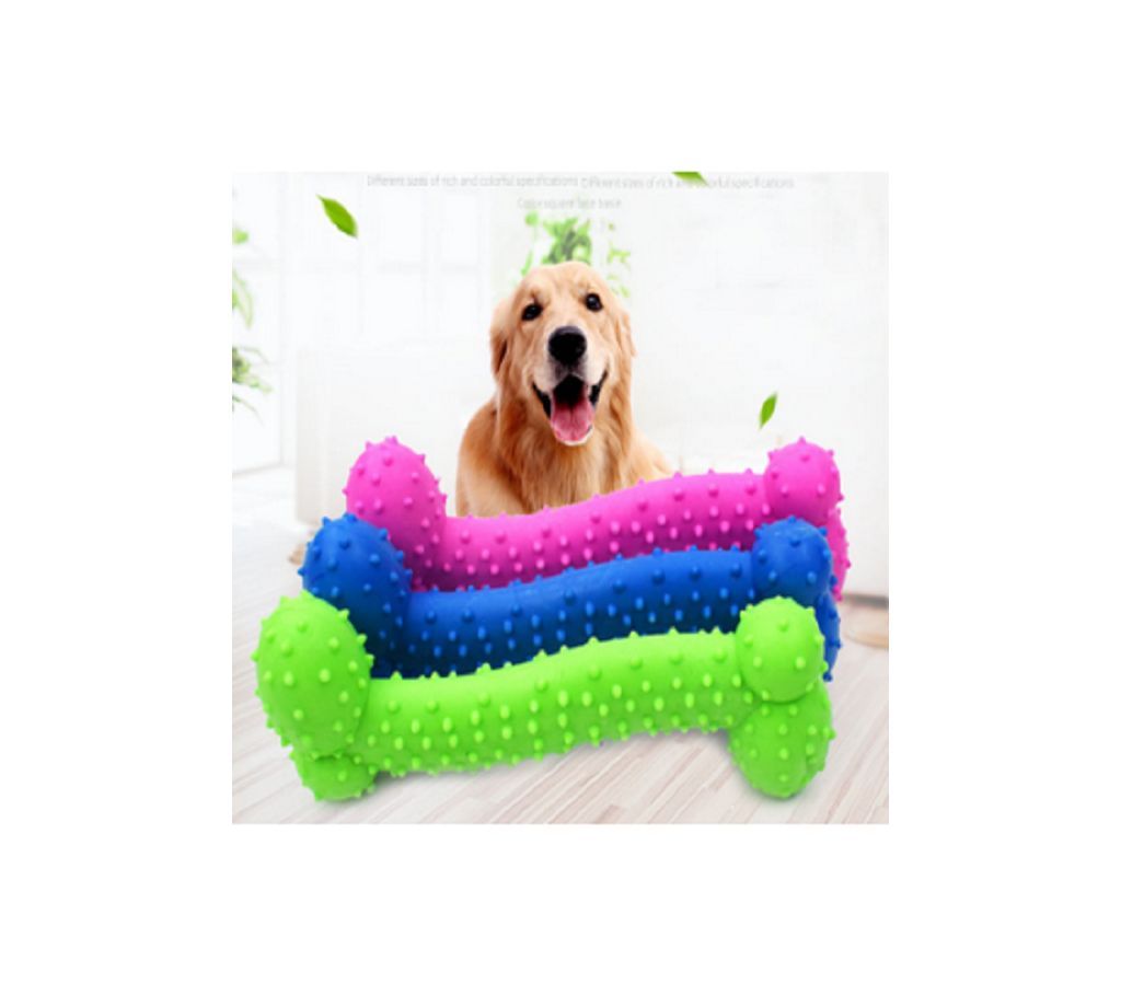  Rubber made dog toy bones-1cps 