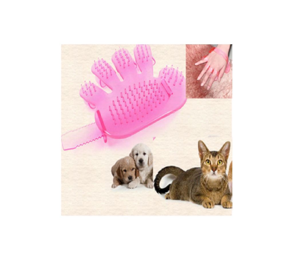pet care brush gloves 