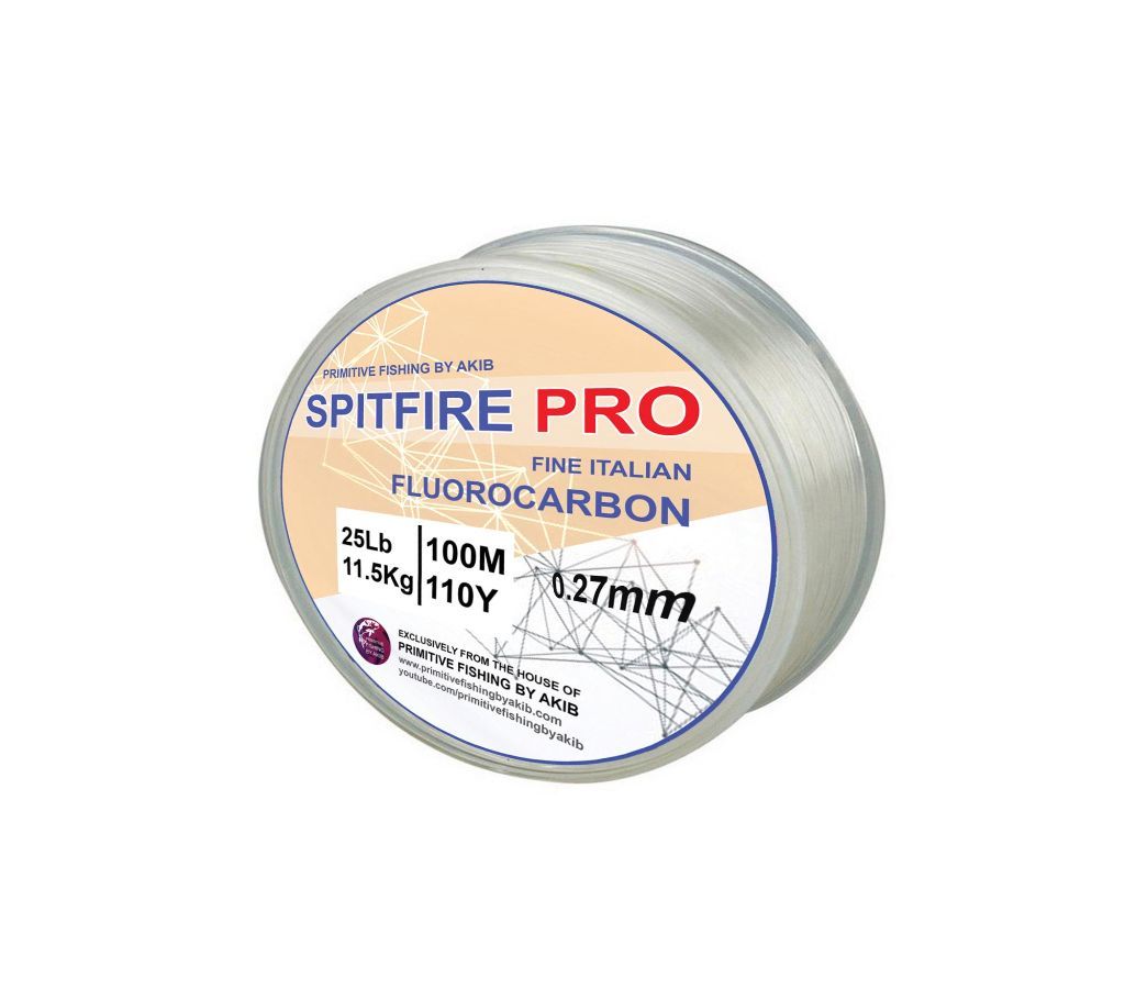 100% Fluorocarbon Spitfire Pro Fishing Line