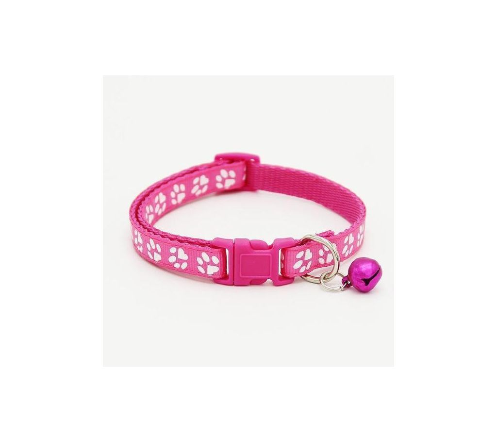 Paw Printed Pet Collar (Purple)