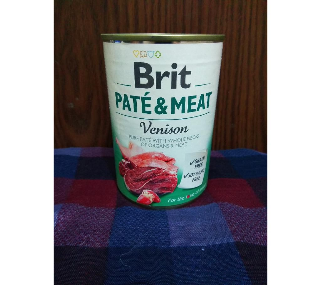 Brit Dog Food In Gravy Can-400 Gm-Czech Republic 