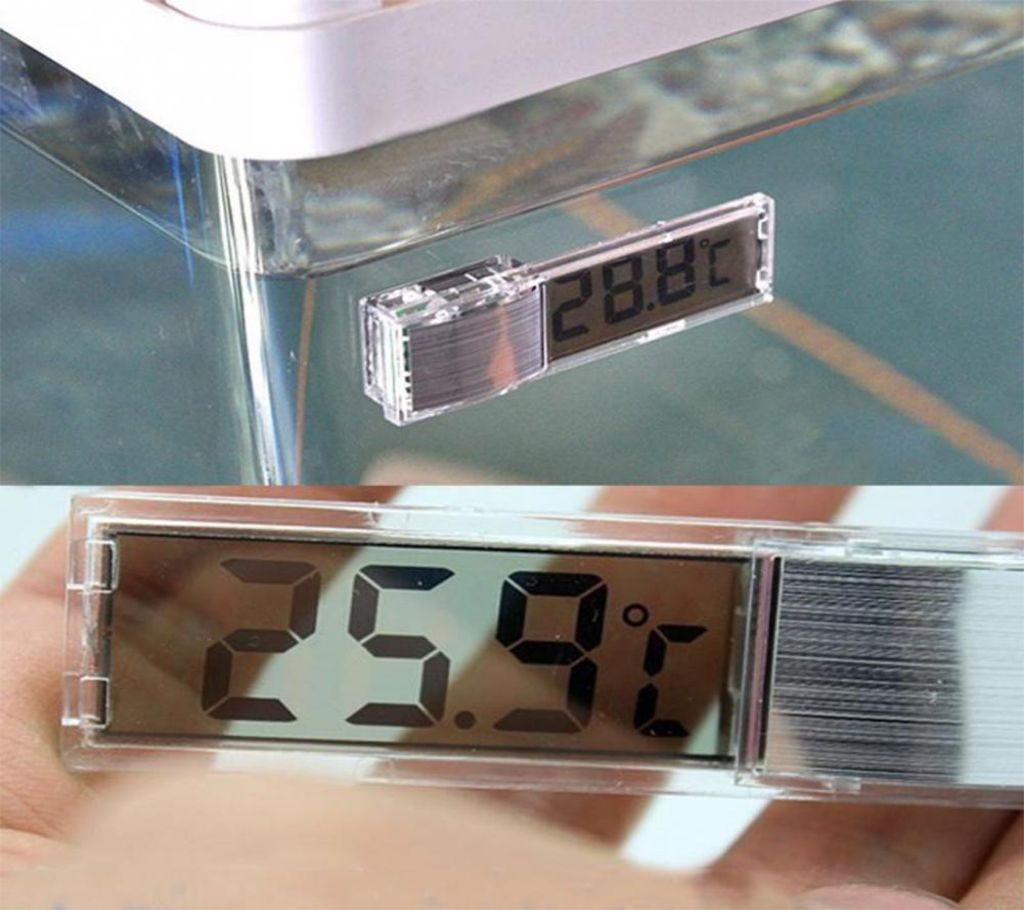 LCD 3D Crystal Digital Electronic Thermometer Temperature Measurement for Fish Tank Aquarium