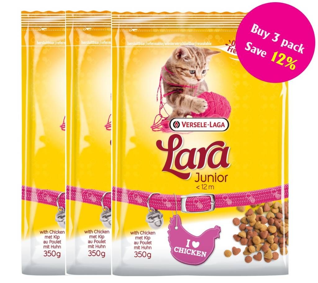 Cat food (Lara Junior) - 3 pack Combo