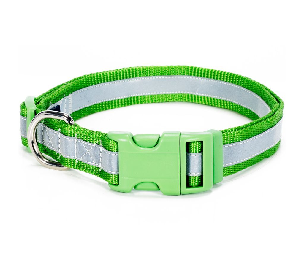 Reflective Pet Collar (Green