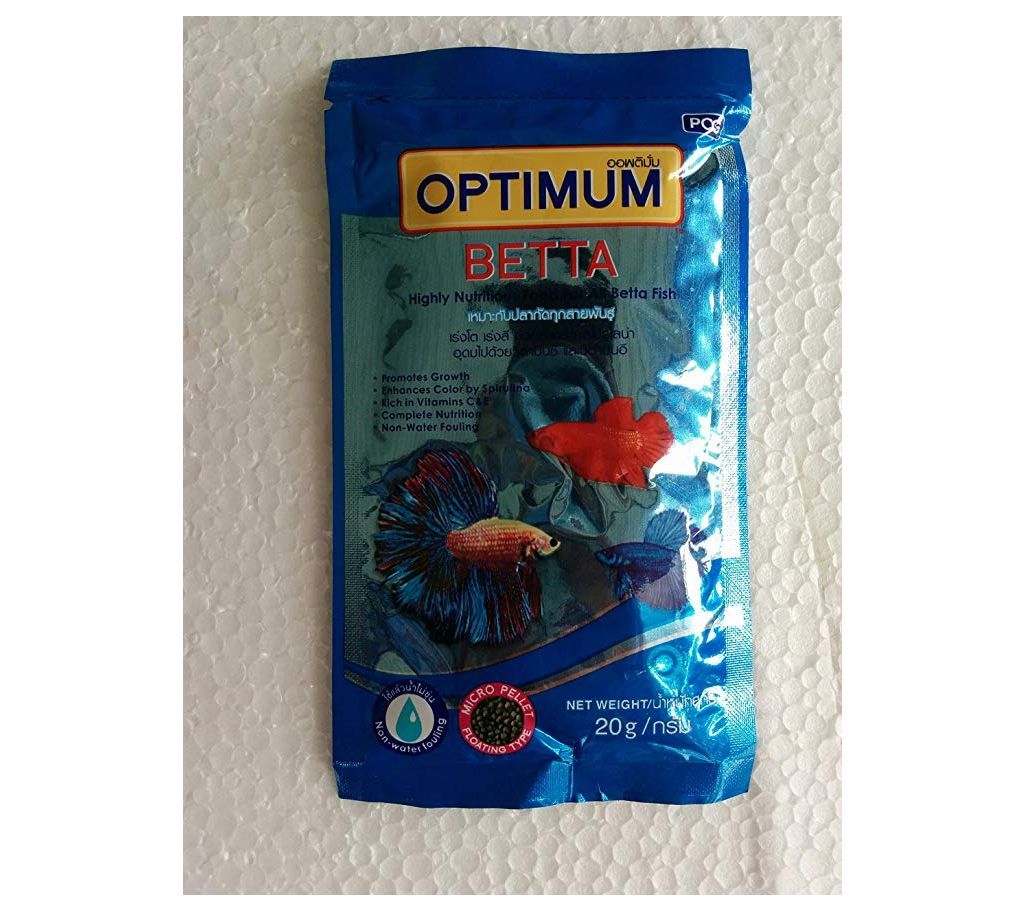 Optimum Betta Fish Food 20G 20G - Thailand