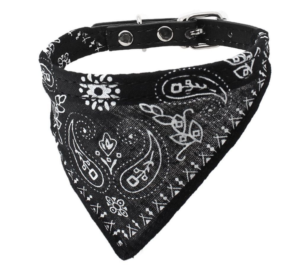 Bandana Pet Collar (Black)