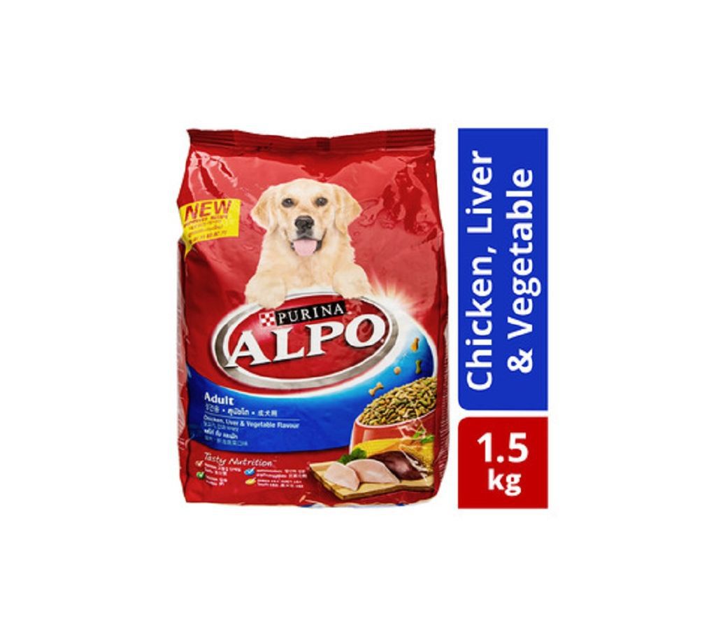 Purina Alpo Dog Food Chicken Liver & Vegetable 1.5kg Thailand