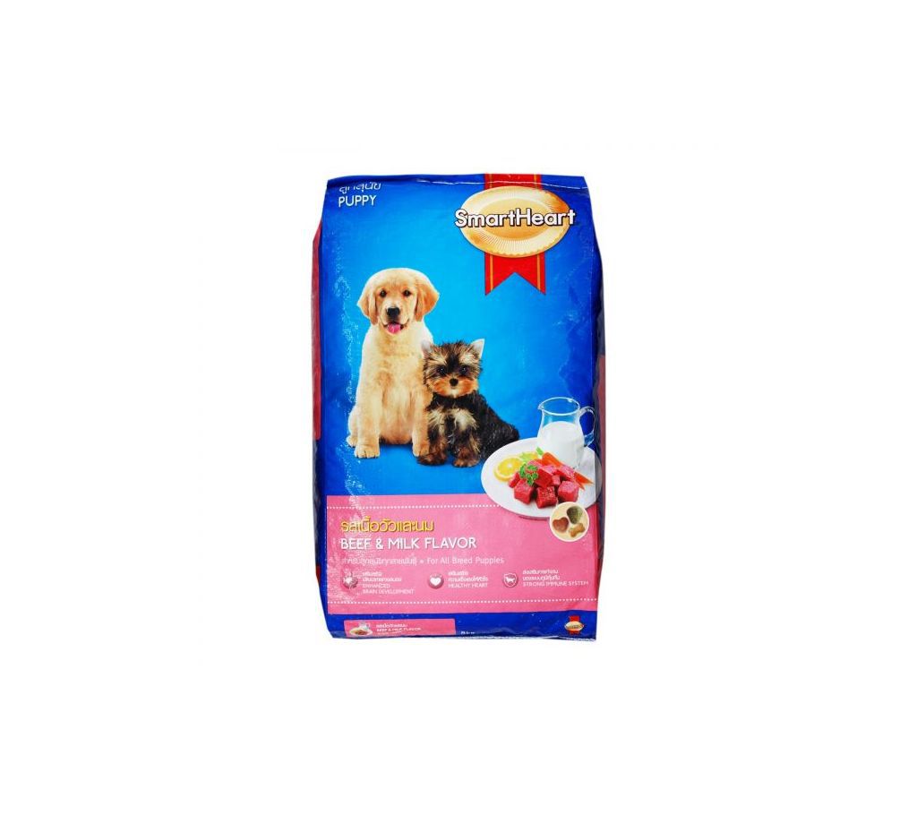 SmartHeart Puppy Food Beef & Milk 8 kg Thailand