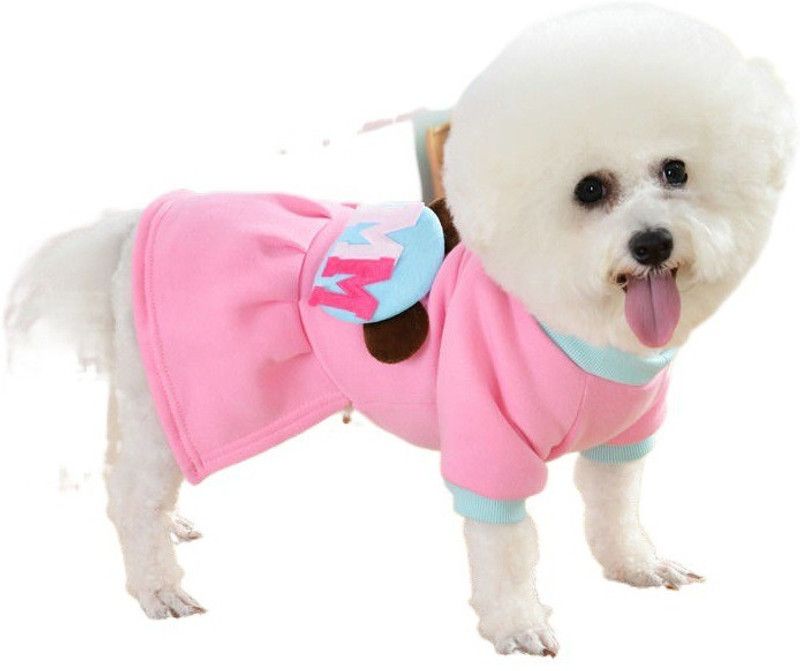 BUSHIKO Dress for Dog, Cat  (Pink)