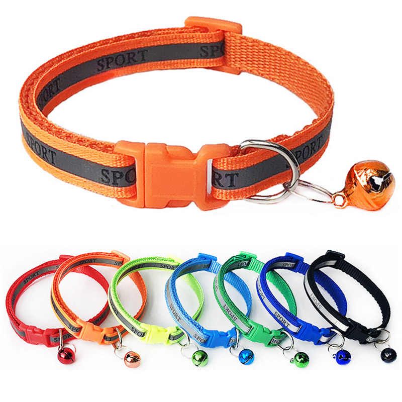 1pc Cat Dog Collar Bell Dot Print Delicate Safety Casual Nylon Dog Collar Neck Strap Fashion Adjustable