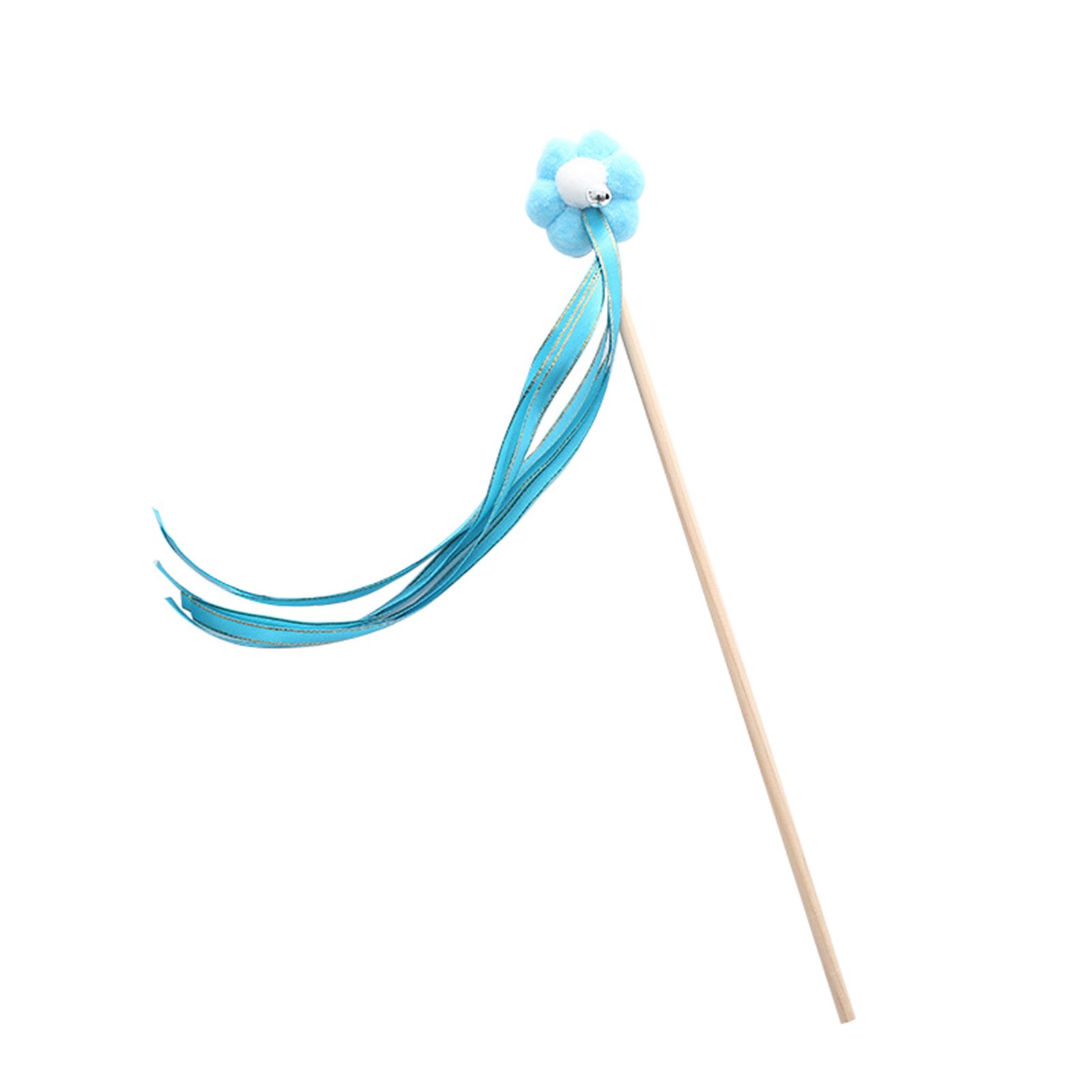 Pet Wand Toy Flower Decor Kitten Rod Teaser Toy