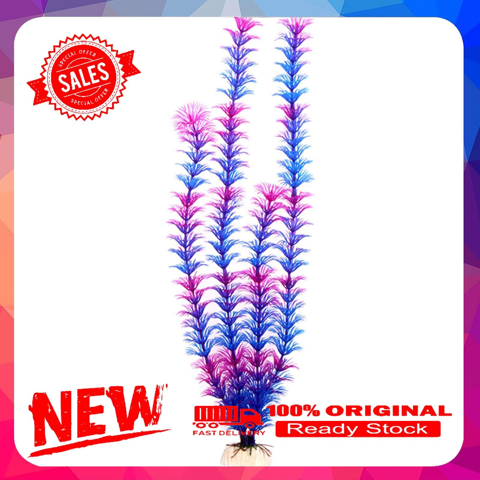 Miss cherry Aquarium Ornament High Imitation Landscaping Safe Artificial Water Grass Fish Tank Ornament for Home
