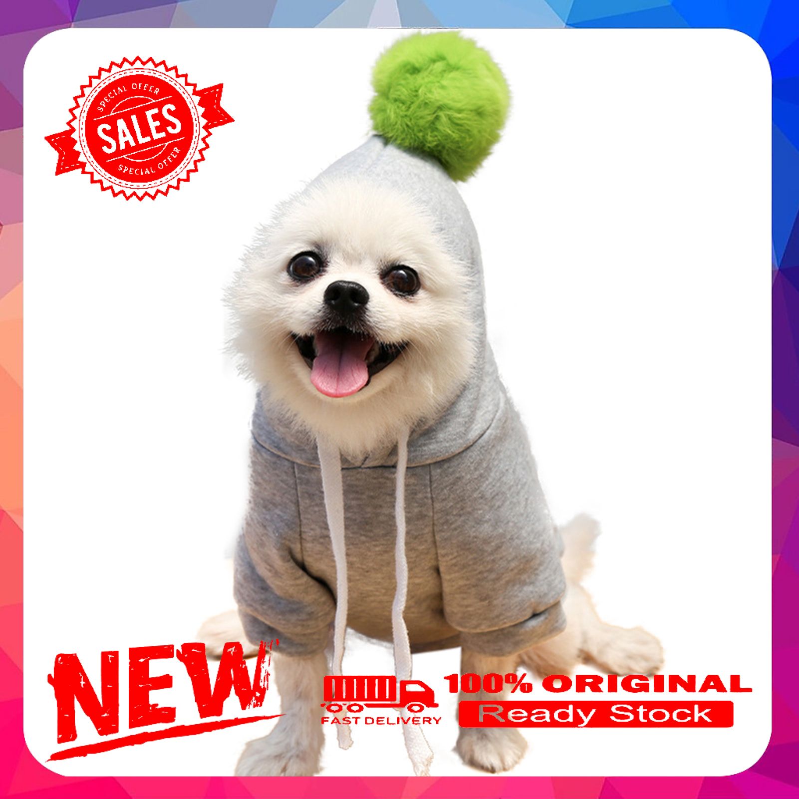 Pet Hoodie Chicken Shape Cosplay Skin-friendly Pet Dogs Cats Hooded Sweatshirt for Holiday