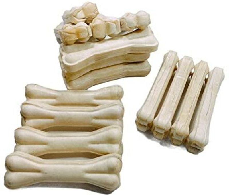 FEED N CARE Delicious Rawhide Calcium Pressed 6 Inch Chew Bone for Dogs. Beef Dog Treat  (4 kg)