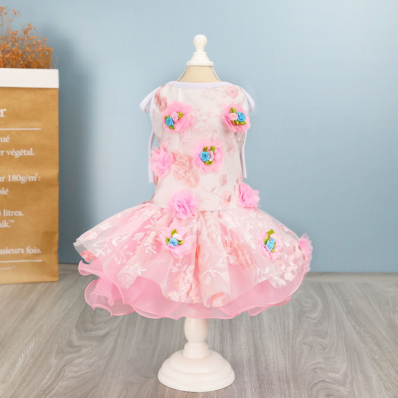 Pet Vest Non-shrink Pet Suspender Skirt Puppy Sleeveless Clothes