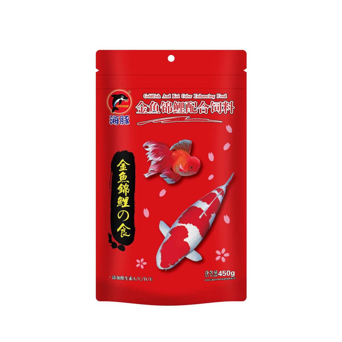 Porpoise Goldfish and Koi Color Enhancing Food 450g