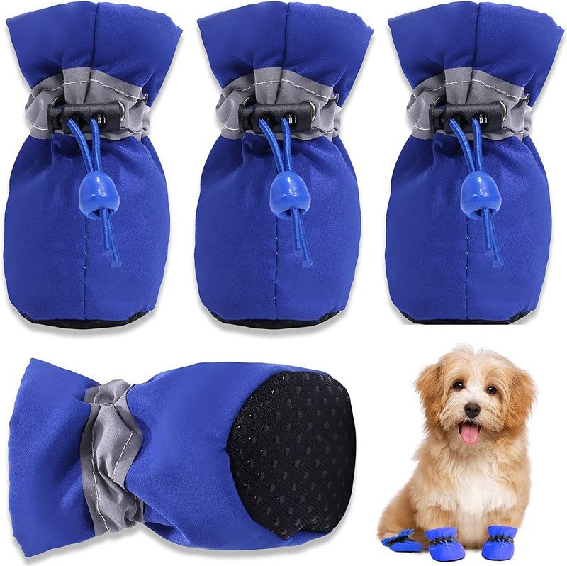 KUTKUT Shoes for Dog  (Blue)