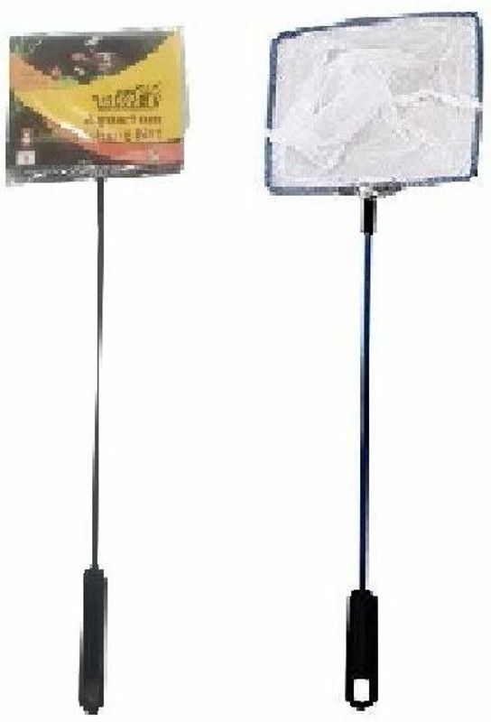 Taiyo Pluss Discovery Aquarium Fish Net/Quick Catch Mesh Wire Net Safe for All Fish/Suitable for Medium Size Fishes and Large Size Fishes/4 & 8 Inch/Pack of 2 Aquarium Fish Net  (47 cm x 13 cm)