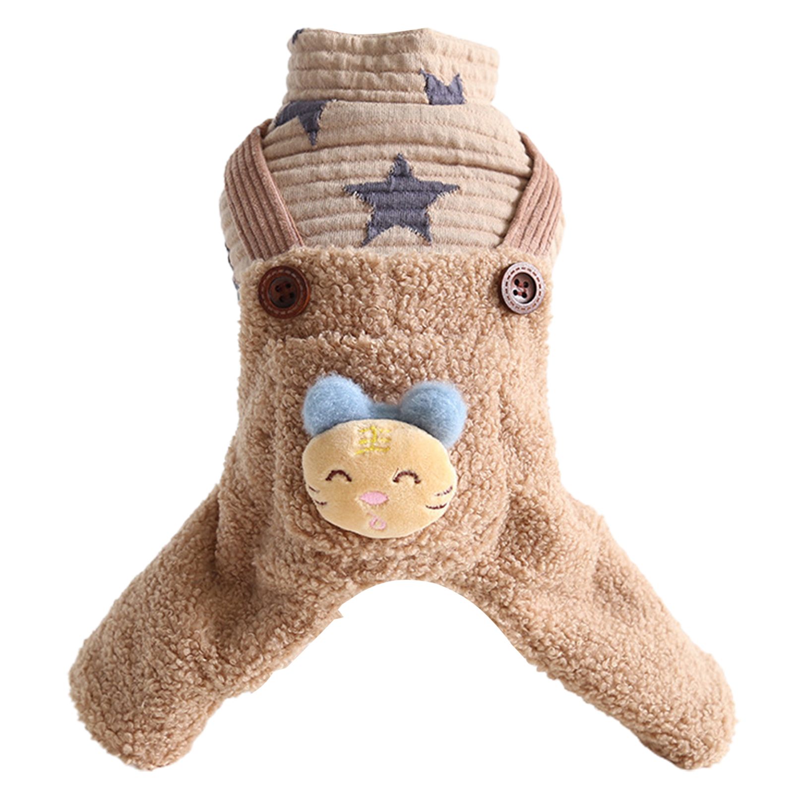 Pet Clothes Long Lasting Lovely Pet Dog Winter Warm Rompers
