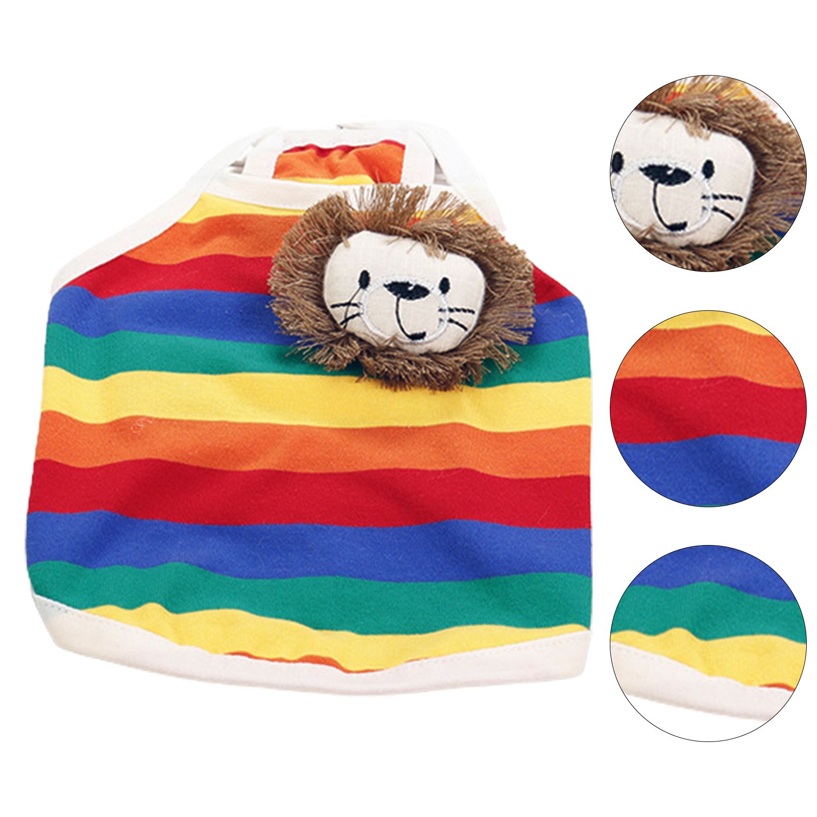 Pet Outfit Beautiful Stripe Pattern Lionet Pet Costume