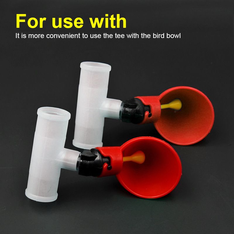 Automatic Cups Water Feeder Drinker Chicken Waterer Poultry spring-controlled water switch, automatic drinking, easy to disassemble Professional safety design