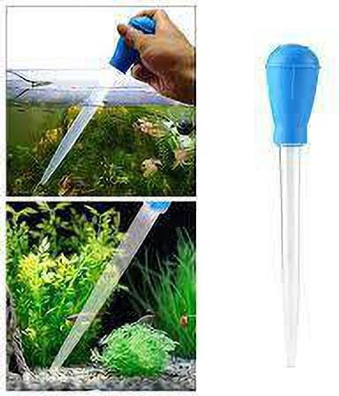 SN AQUATIC Aquarium 60ML Manual Water Changer For Fish Tanks Easy To Remove Dust Partion And Aquarium Gravel Cleaner 60ML Aquarium Tool