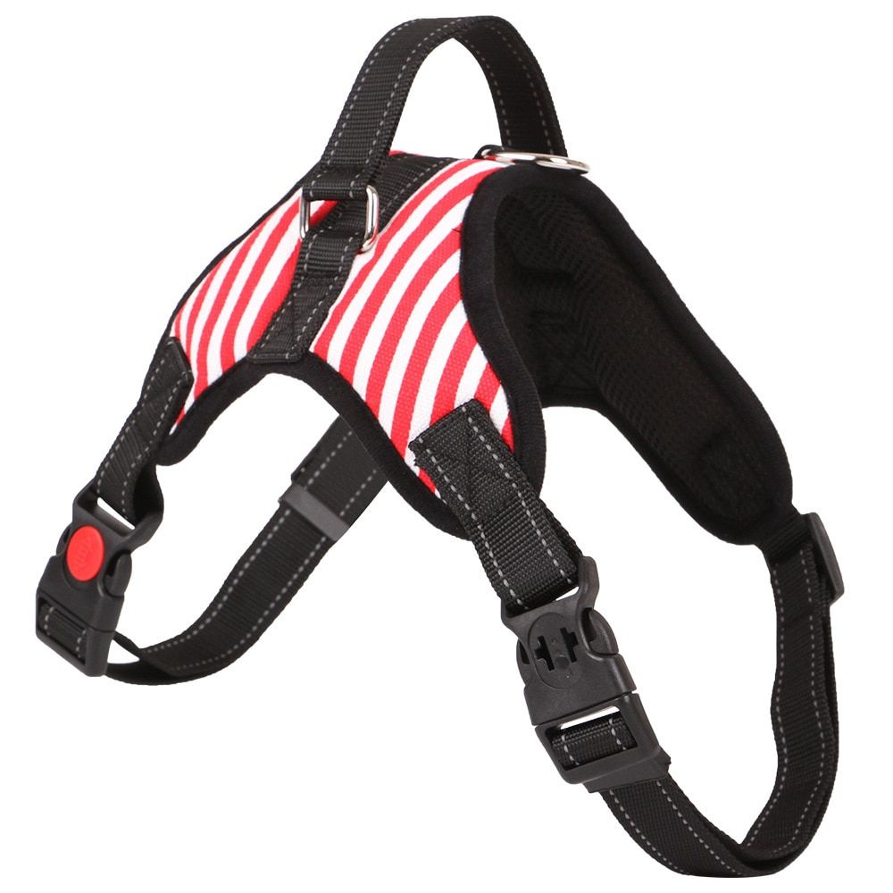 Adjustable Pet Harness For  Reflective Breathable Costumized Vest Outdoor ng Personalized Harness Pet Products