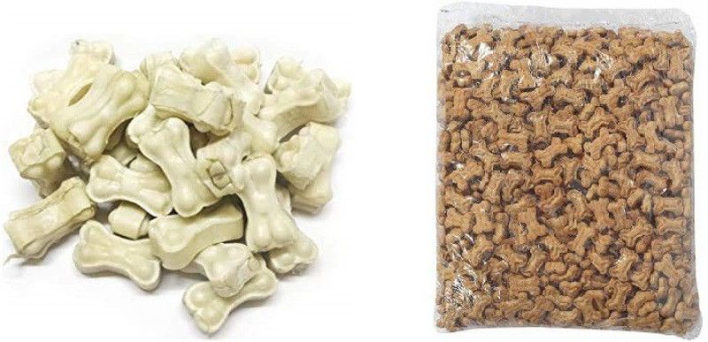 SAWAY Saway Dog Healthy Pressed Chew Bone 2inch 150g & Dog Treat Small Brown Buiscuit 150gr (Pack Of 300Gr) 0.3 kg Dry Adult, New Born, Senior, Young Dog Food
