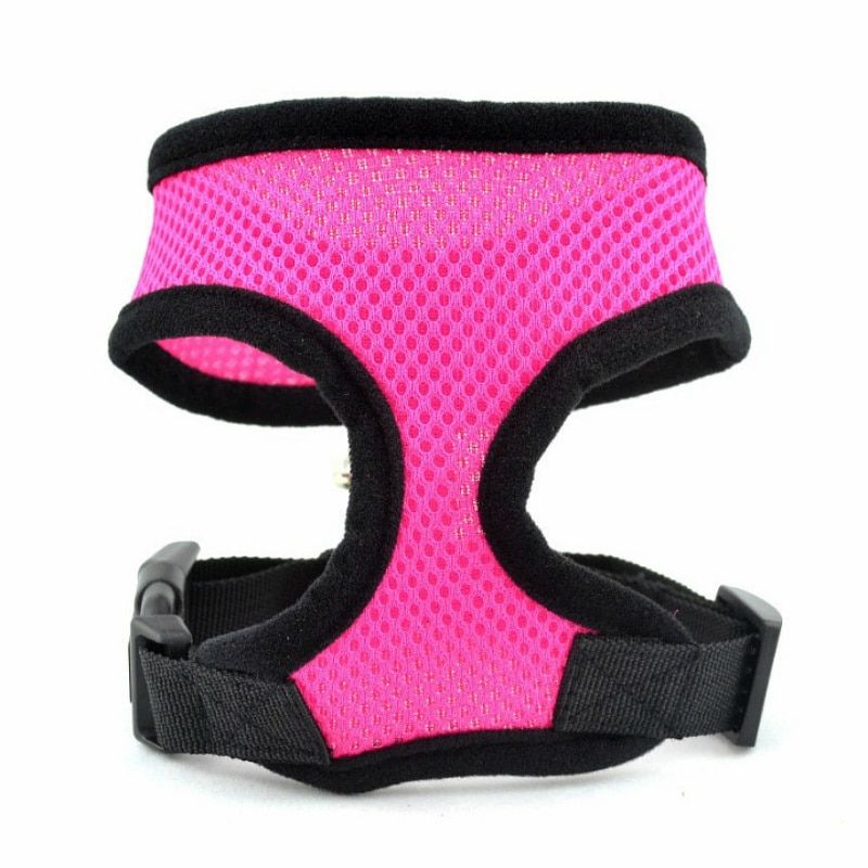 1PC Adjustable Soft Breathable  Harness Nylon Mesh Vest Harness for s Puppy Collars  Pet  Chest S Leash Supplies