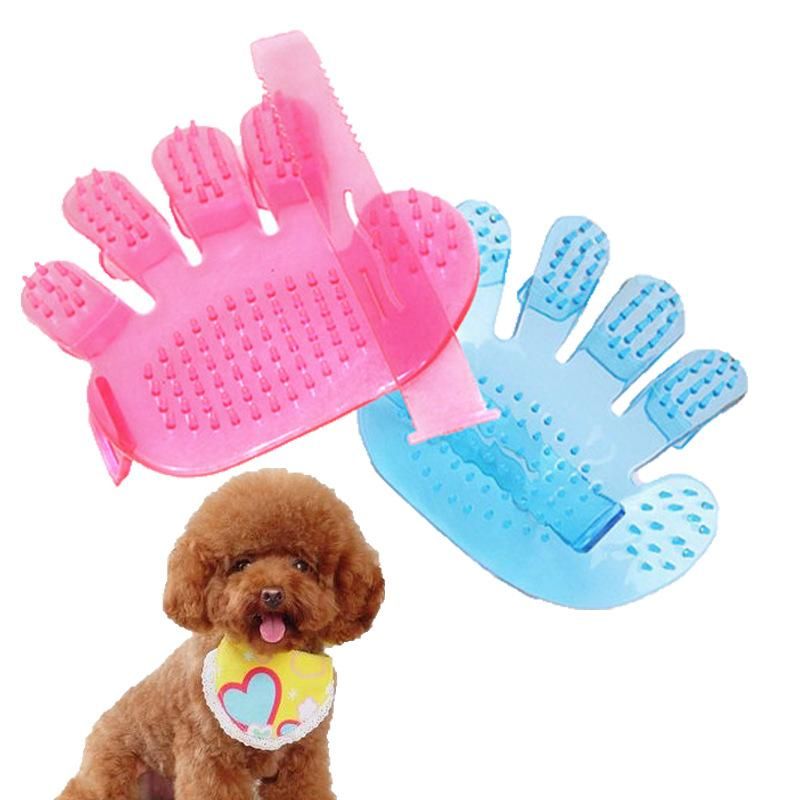 Pet Gloves Dogs Cats Grooming Brush Bath Hair Remover Brush Pet Grooming Gloves Fur Cleaning Hair Removal Massager Comb