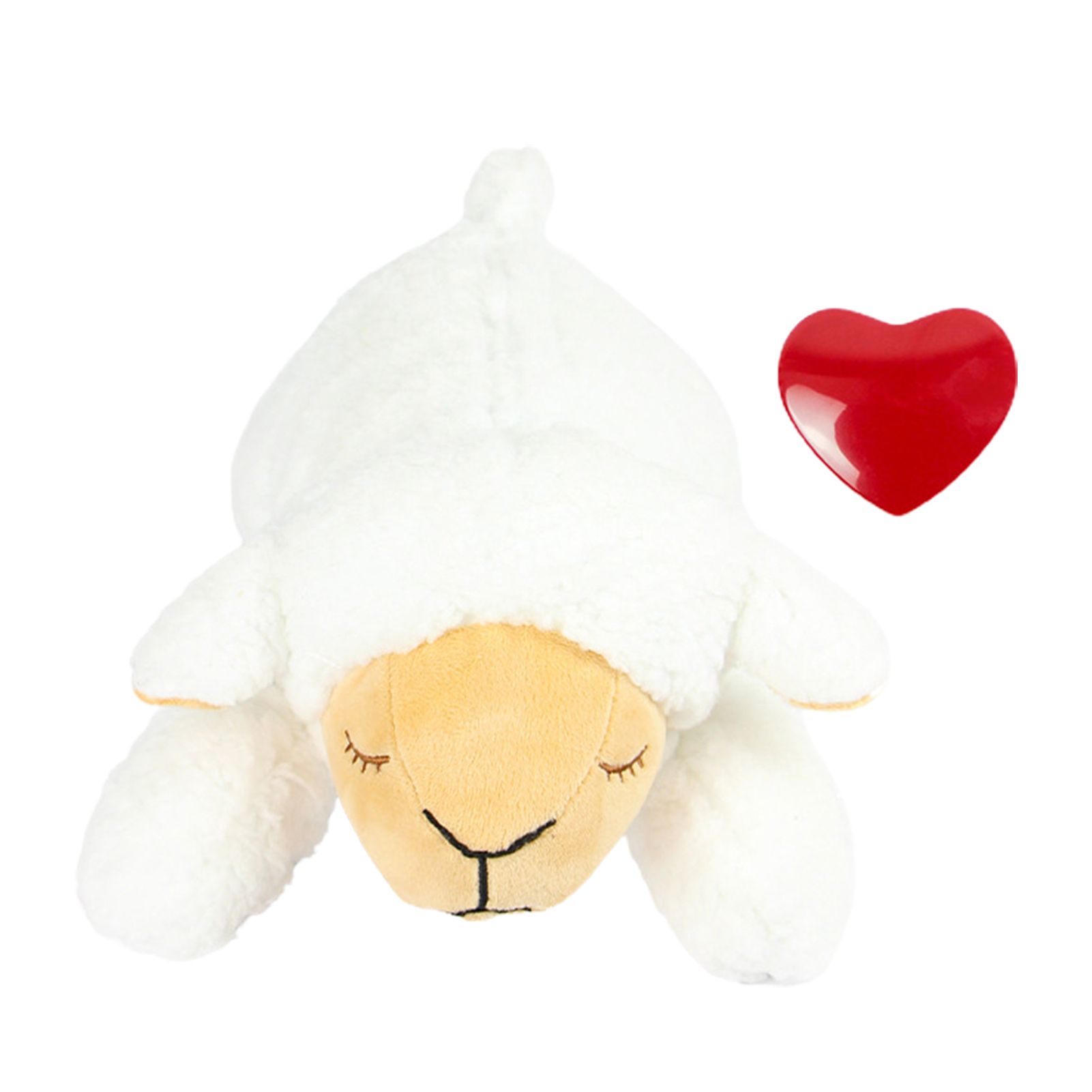 Farfi Puppy Toy Bite Resistant Cute Heartbeat Puppy Behavioral Training Toy