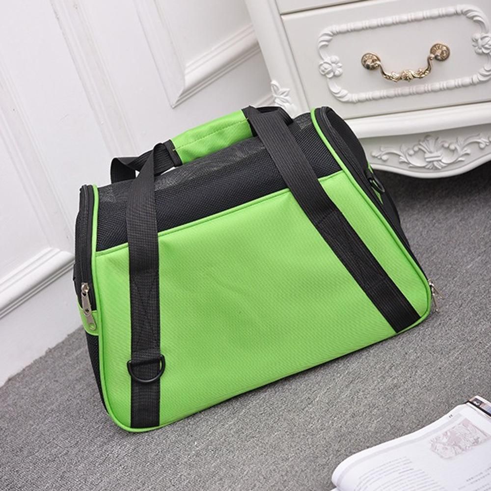 Travel Outdoor Portable Pet Carrying Tote Bag Single Shoulder Bag Water-resistant Breathable Mesh Handbag for Dogs Cats