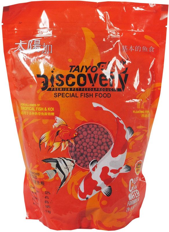 Taiyo Pluss Discovery Fish Food 5mm (1kg) 1 kg Dry Adult, Young, Senior Fish Food