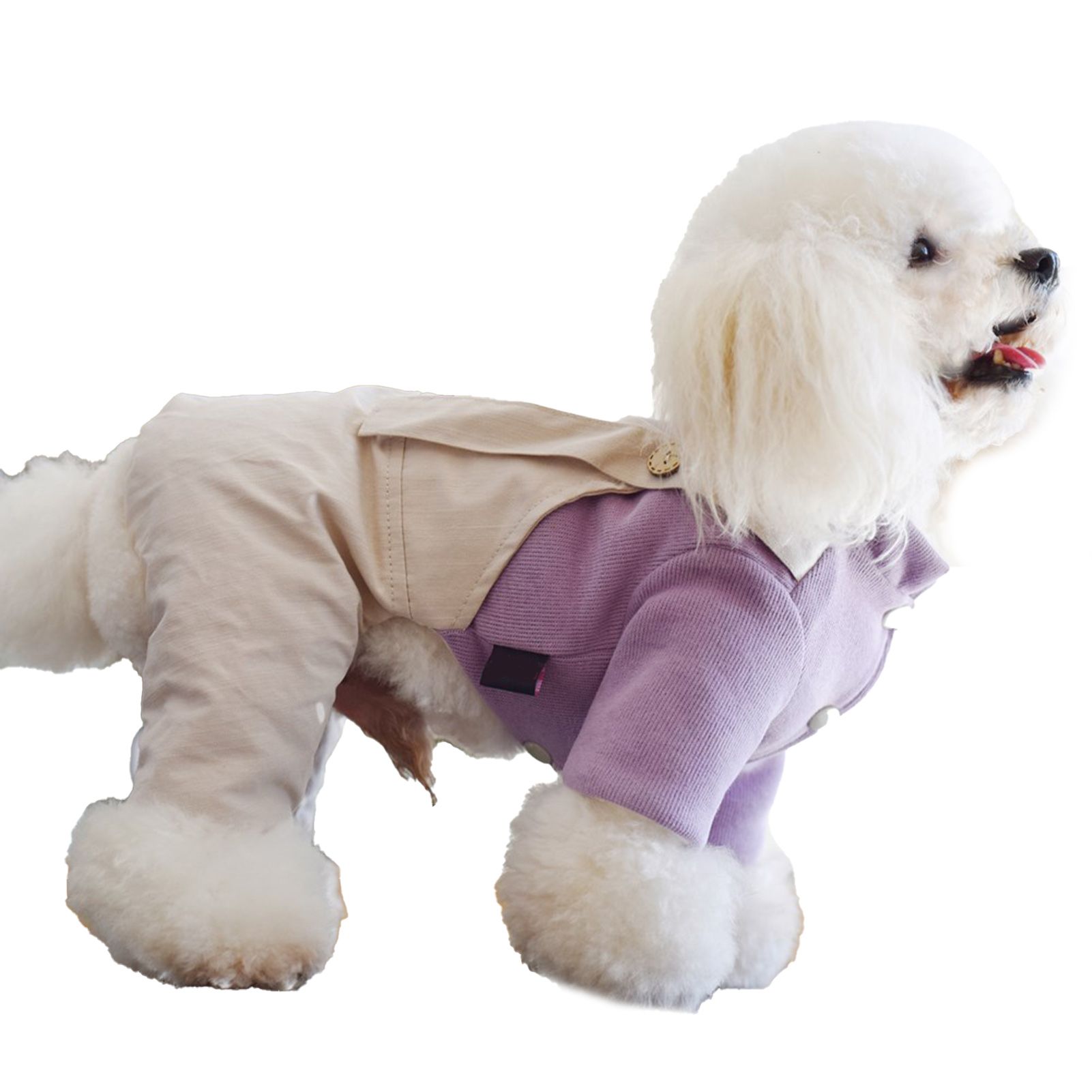 Dog Winter Clothing Skin-friendly Teddy Dog Winter Jumpsuit